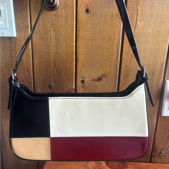 Veneto multi coloured shinny shoulder mini purse - Picture 2 of 5